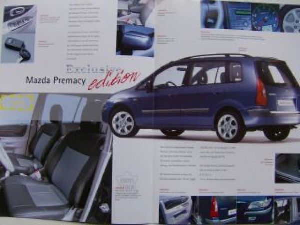 Mazda Premacy Exclusive Edition Prospekt September 2000