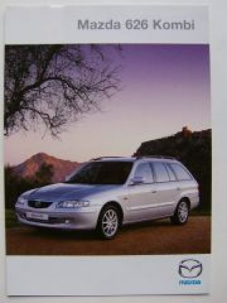 Mazda 626 Kombi Prospekt Februar 2000 NEU