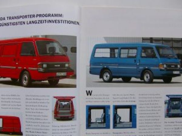 Mazda Transporter Prospekt Oktober 1995 NEU