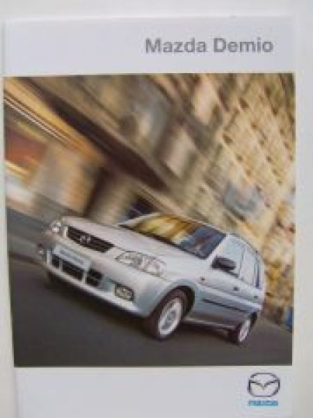 Mazda Demio Prospekt Januar 2001 NEU