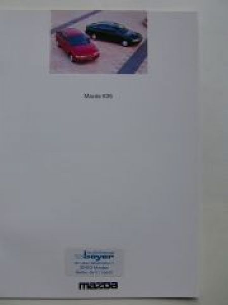 Mazda 626 Prospekt August 1995 NEU