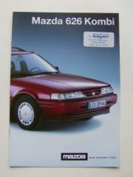 Mazda 626 Kombi Prospekt Januar 1997 NEU