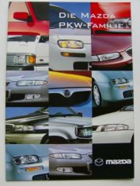 Mazda PKW-Familie Prospekt August 1997 NEU