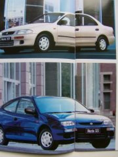Mazda PKW-Programm Prospekt März 1996 NEU