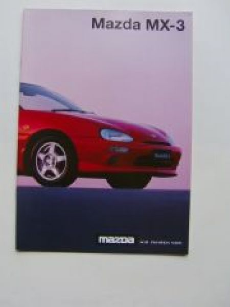 Mazda MX-3 Prospekt März 1997