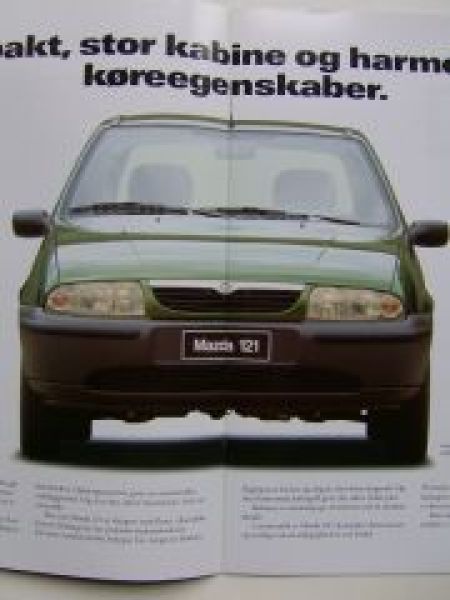 Mazda 121 Dänemark Prospekt August 1997 NEU JASM