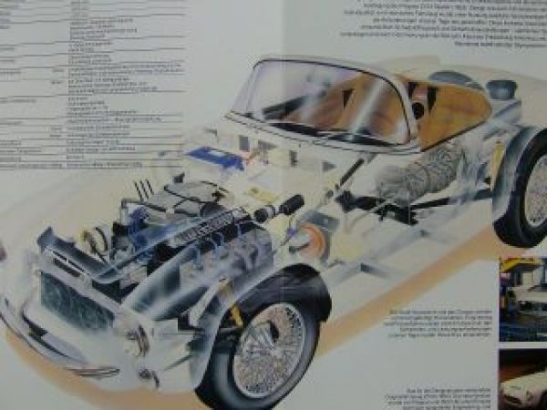 Pegaso Spyder Z103 Prospekt UK England