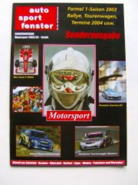 auto sport fenster Motorsport 2003/04 DTM, Porsche CarreraGT