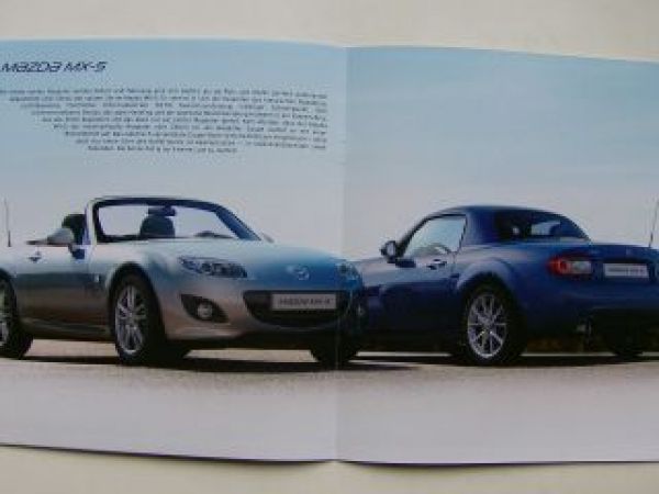 Mazda Modelle Prospekt September 2009 NEU