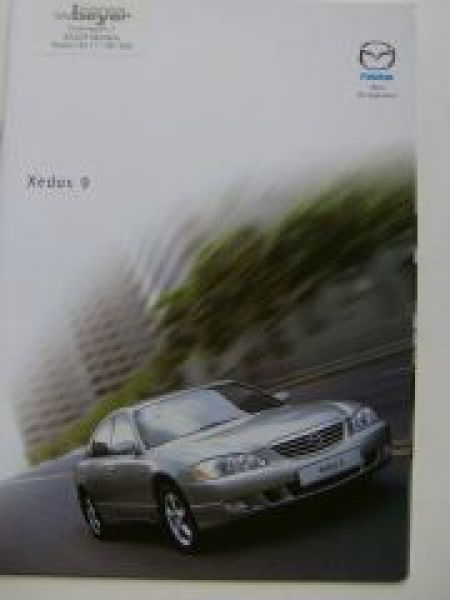 Mazda Xedos 9 Prospekt Dezember 2000 NEU