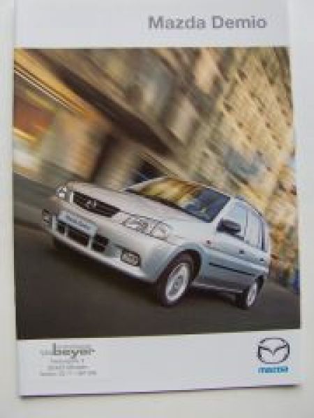 Mazda Demio Prospekt Mai 2000 NEU