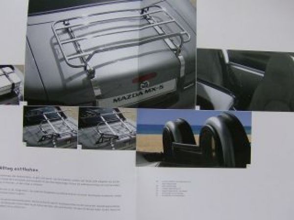 Mazda MX-5 Zubehör Prospekt März 2004 NEU NB