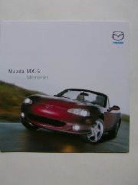 Mazda MX-5 Memories Prospekt November 2002 NEU NB