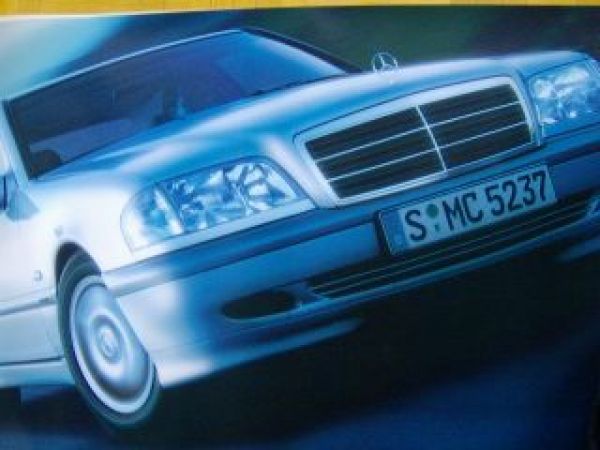 Mercedes Benz Poster C-Klasse Limousine W202