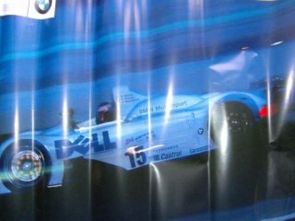 BMW V12 LMR Sieger Le Mans Poster Rennwagen 1999 NEU