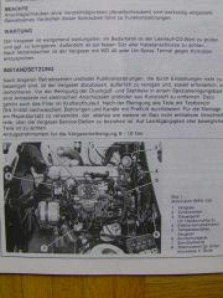 Pierburg Service-Anweisung BMW 316/518 E30 E28 9/1983