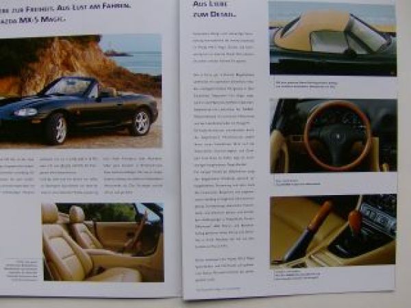Mazda MX-5 Magic Prospekt Juni 1999 NEU NB
