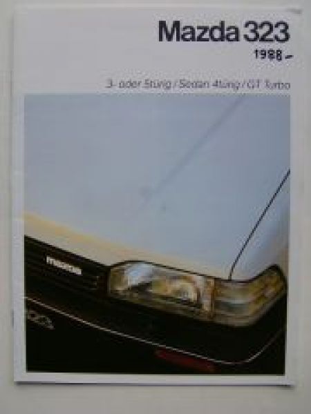 Mazda 323 3-5türig, Sedan, GT Turbo August 1987 Schweiz BF