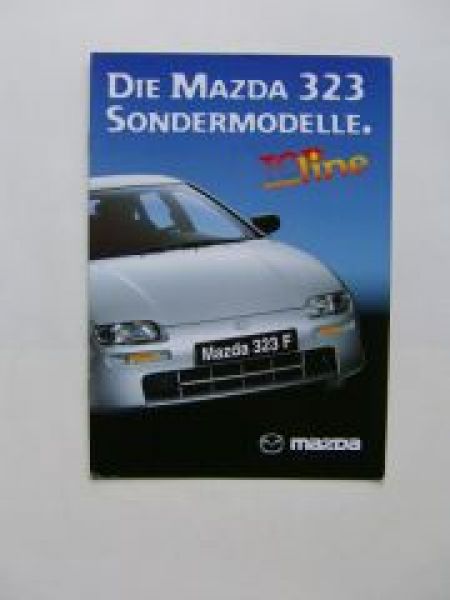 Mazda 323 Sondermodelle Prospekt April 1998 NEU