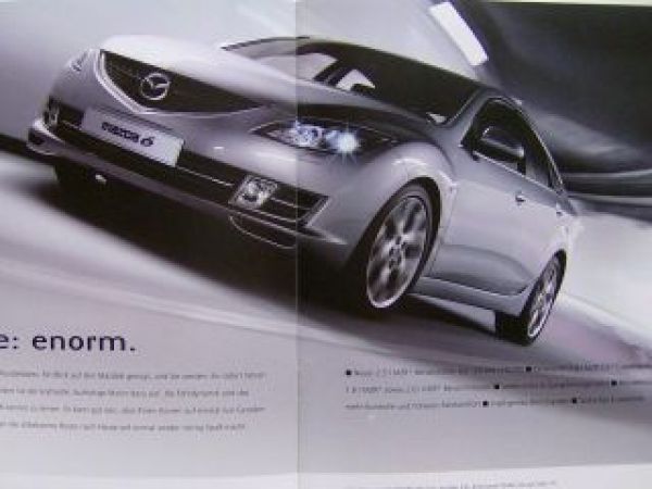 Mazda 6 Vorabinformation Prospekt September 2007