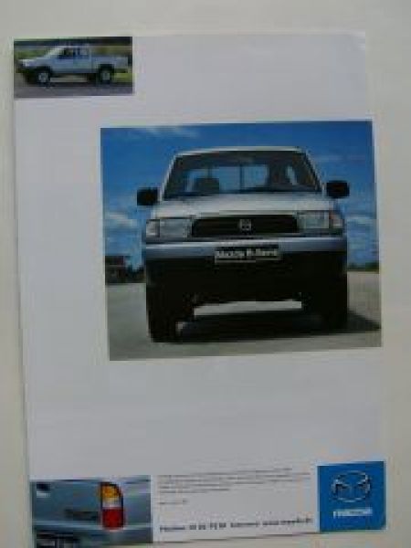 Mazda B-Serie Prospekt Deutschland-Premiere April 1999 NEU