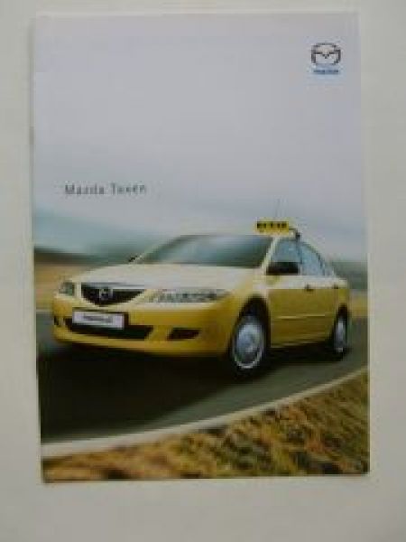 Mazda Taxen Prospekt November 2002 NEU