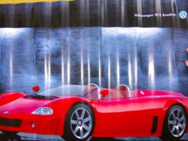 VW W12 Roadster Poster NEU Rarität