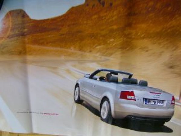 Audi A4 Cabriolet Poster Rarität