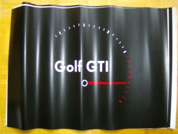 VW Golf6 GTI 2008 Poster Rarität NEU