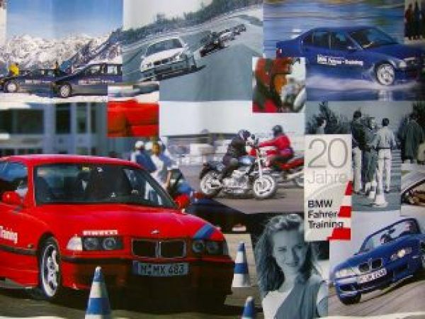 BMW Fahrertraining 20 Jahre 3er E36 Z3 Roadster Poster