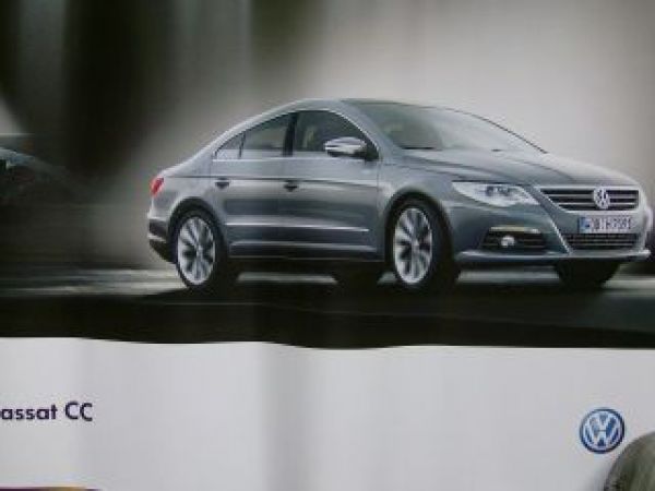 VW Passat CC Poster Vorstellung NEU