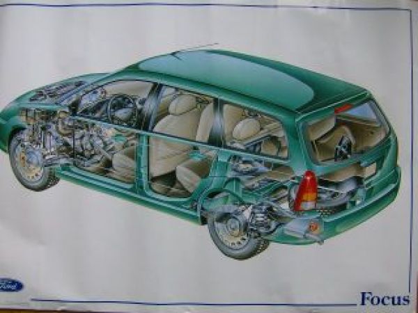 Ford Focus Turnier Poster 1998