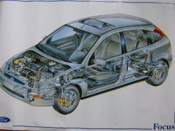 Ford Focus Poster 1998