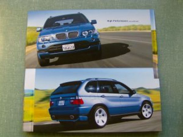 BMW Prospekt Flyer Neue X5 4.6is E53 2001