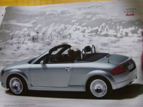 Audi TT Roadster Poster NEU Rarität