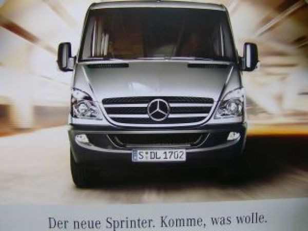 Mercedes Benz Original Sprinter Poster NEU