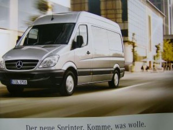 Mercedes Benz Original Sprinter Transporter Poster NEU