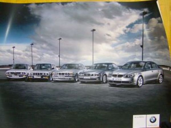 BMW 5er E12 E28 E39 E60 Poster Rarität NEU