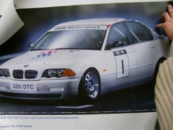 BMW Motorsport 320i E46 DTC 1999 Poster NEU