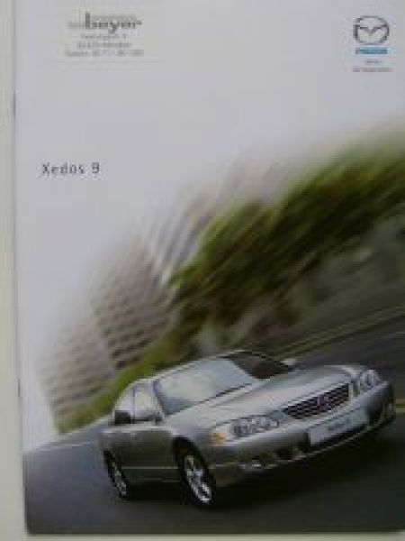 Mazda Xedos 9 Prospekt Oktober 2000