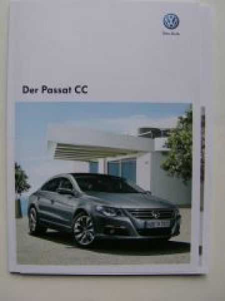 VW Passat CC Prospekt November 2009 +Preisliste NEU