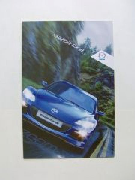 Mazda RX-8 Prospekt August 2009 NEU