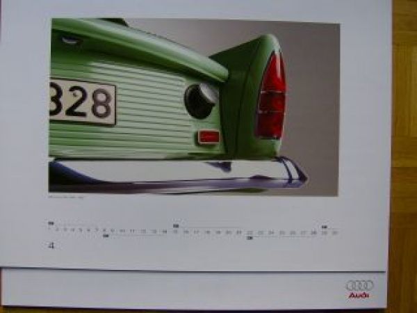 Audi Kalender 2002 Formensprache 100 (C1) Monza usw.