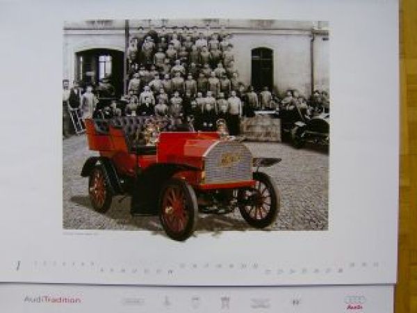 Audi Tradition Kalender Zeitfenster 2001 Auto Union