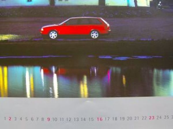 Audi Kalender 1994 80 B4, 100 S4 C4