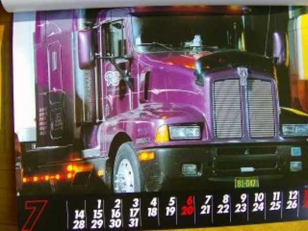 Textar Trucks 1997 Knebworth Peterbilt Kalender