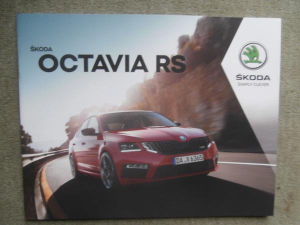 Skoda Octavia RS (Typ 5E) 180kw 135kw +Combi Prospekt November 2018