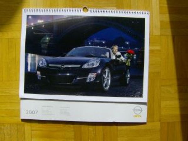 Opel Kalender 2007 Speedster Astra GTC Tigra Twin Top Corsa D