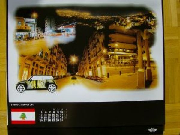 BMW Mini Kalender 2007 Tokyo Casablanca Avik Soul usw.