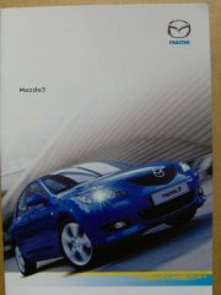 Mazda 3 Prospekt April 2004 NEU BK